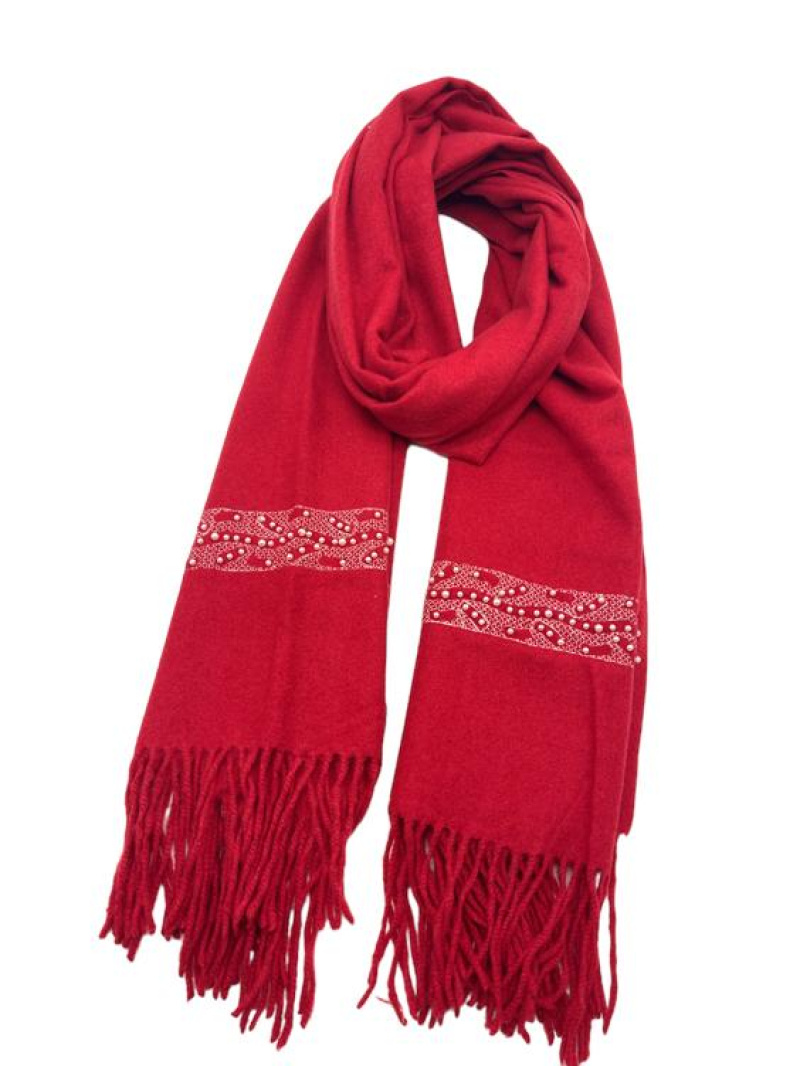 Wholesaler By Oceane - Plain stole with decoration