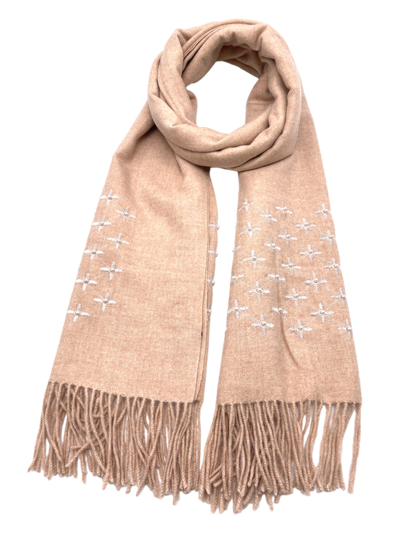 Wholesaler By Oceane - Plain stole with decoration