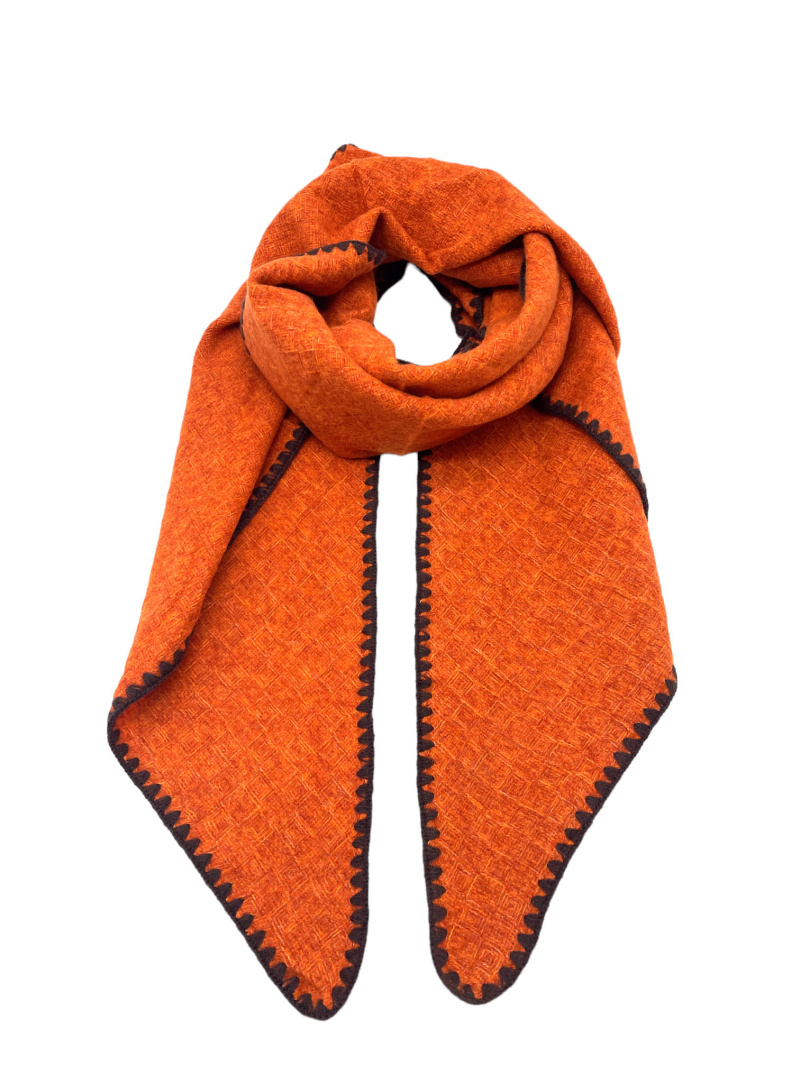 Wholesaler By Oceane - Triangular scarf with border