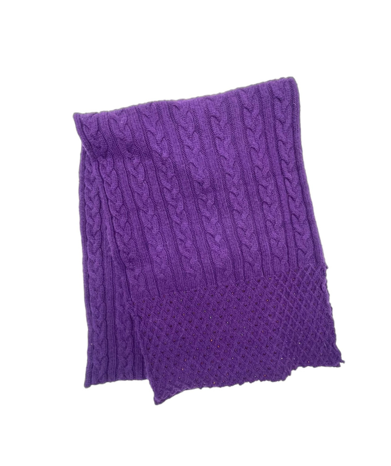 Wholesaler By Oceane - Knitted scarf with rhinestone decoration