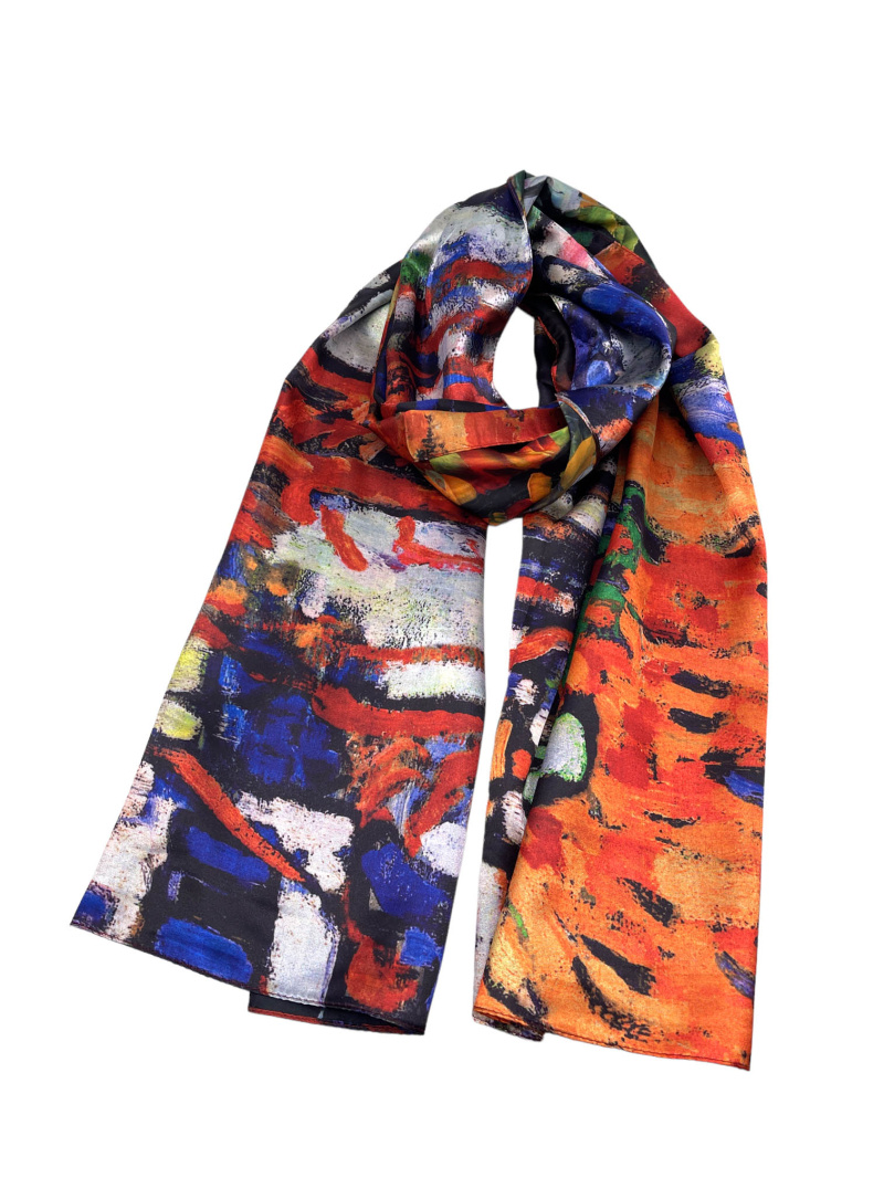 Wholesaler By Oceane - Satin effect printed stole