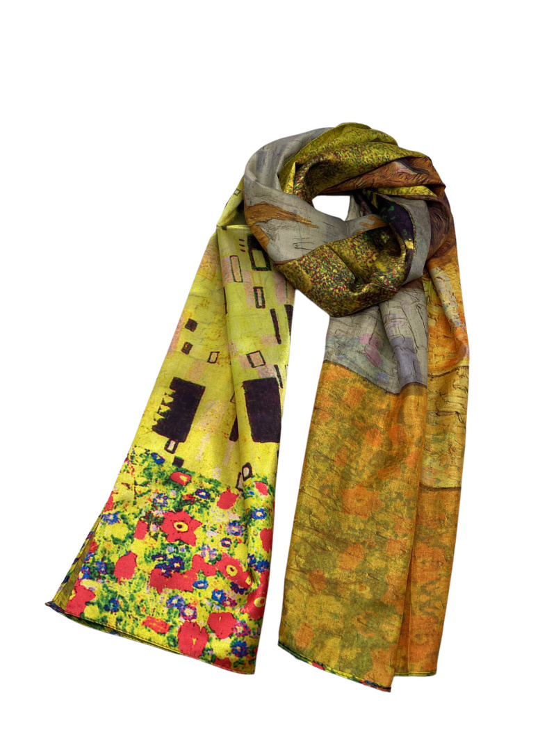 Wholesaler By Oceane - Satin effect printed stole
