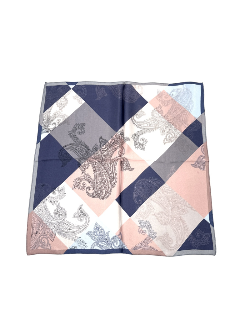 Wholesaler By Oceane - SMALL SILK SQUARE SCARF
