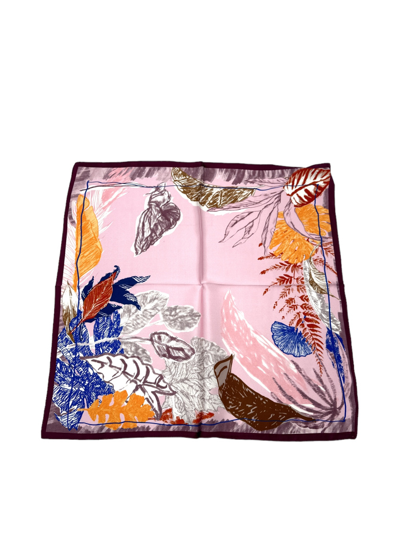 Wholesaler By Oceane - SMALL SILK SQUARE SCARF