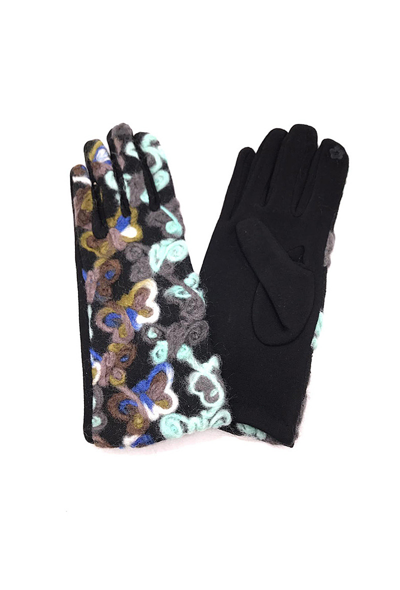 Grossiste By Oceane - GANT TACTILE À FILS PAPILLON