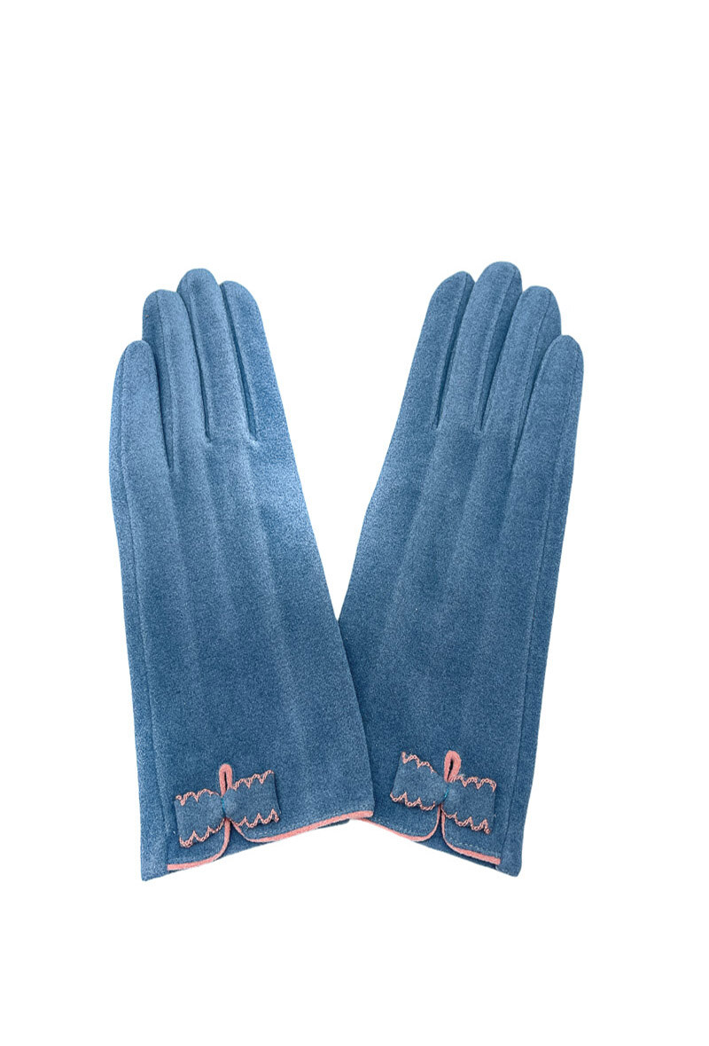 Wholesaler By Oceane - GLOVES TOUCH SCREEN SENSITIVE WITH BOW