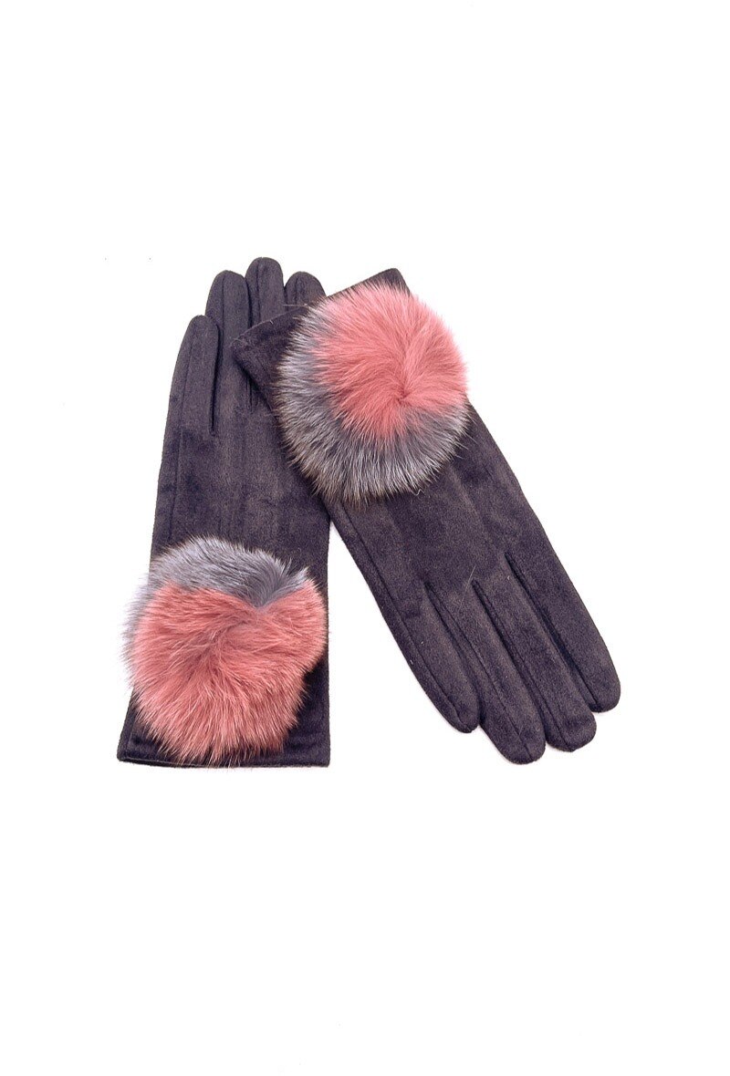 Wholesaler By Oceane - Gloves Touch screen sensitive with double color Bobble