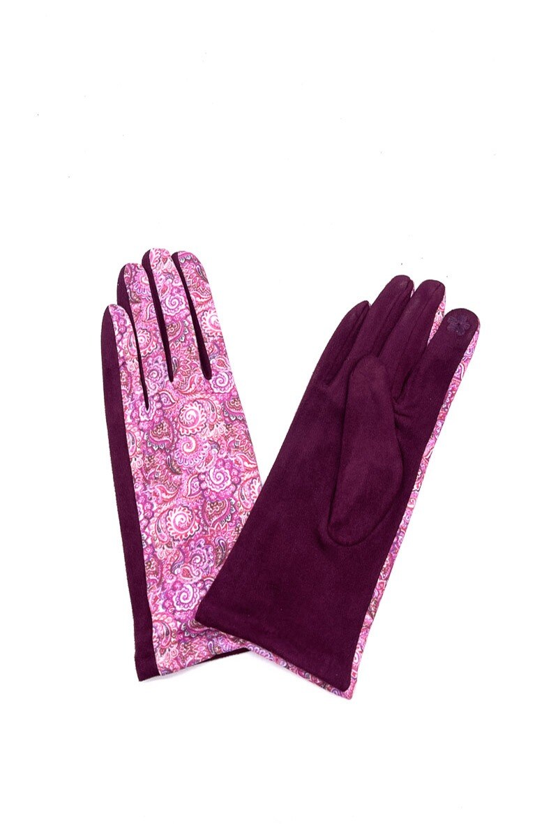 Grossiste By Oceane - Gants doux à motif mandala