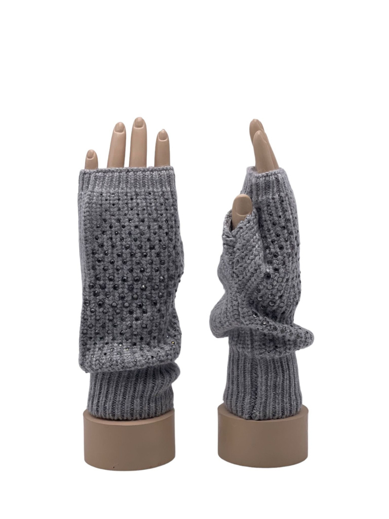 Wholesaler By Oceane - Mittens with rhinestones