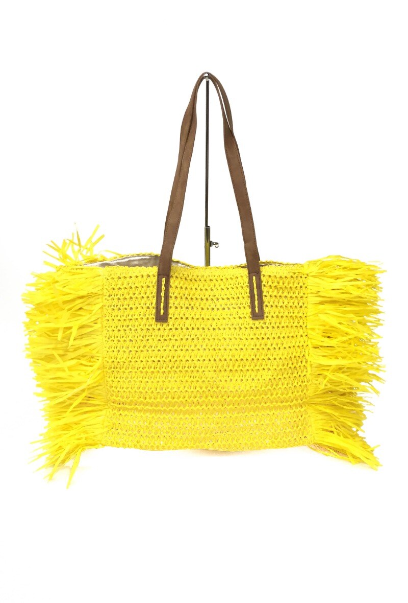 Wholesaler By Oceane - Handle bag with fringes on the side