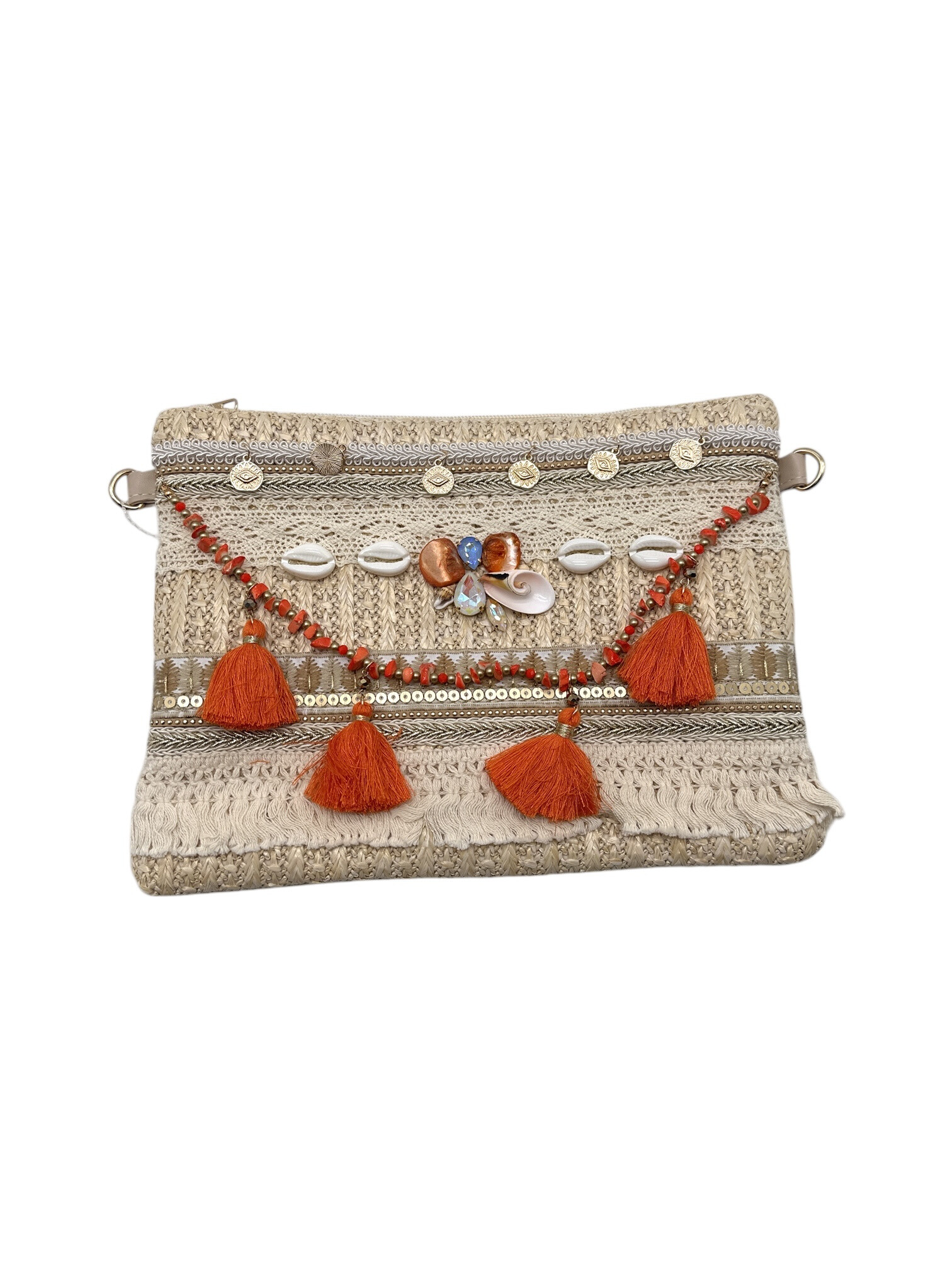 Wholesaler By Oceane - Lace pocket with pompoms