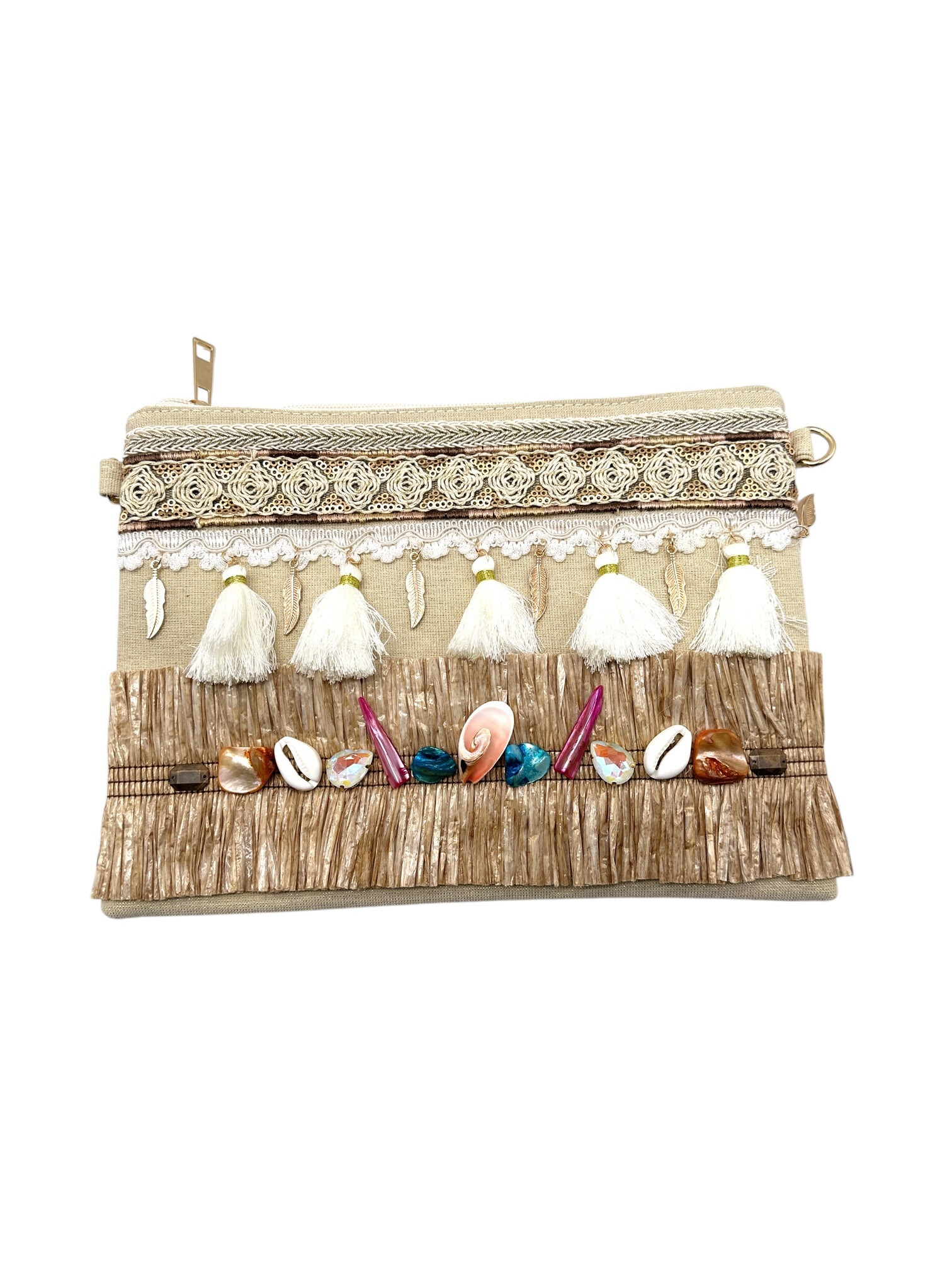 Wholesaler By Oceane - Pocket with shell and pompom