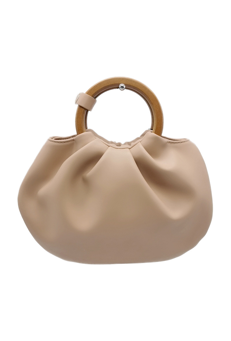Grossiste By Oceane - SAC À MAIN À DEUX VOIES AVEC POIGNÉE EN BOIS