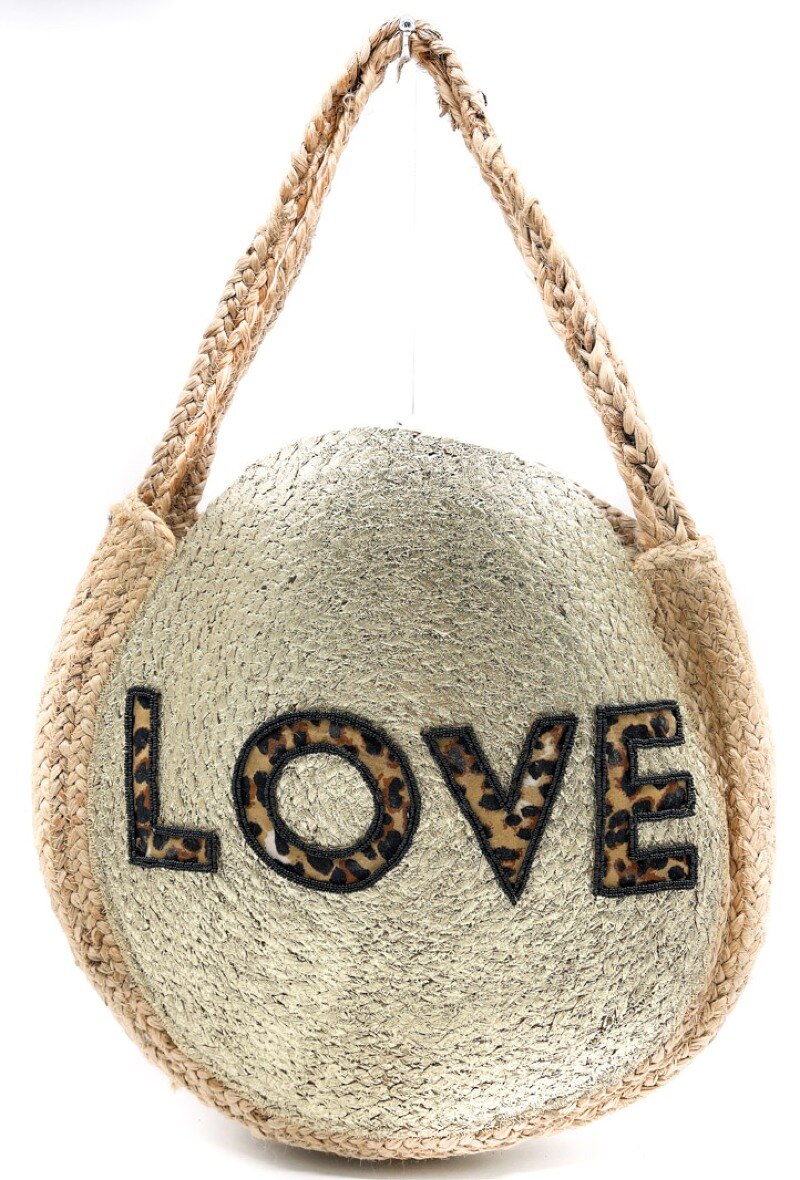 Wholesaler By Oceane - CIRCULAR WEAVED ROUND SHOULDER BAG