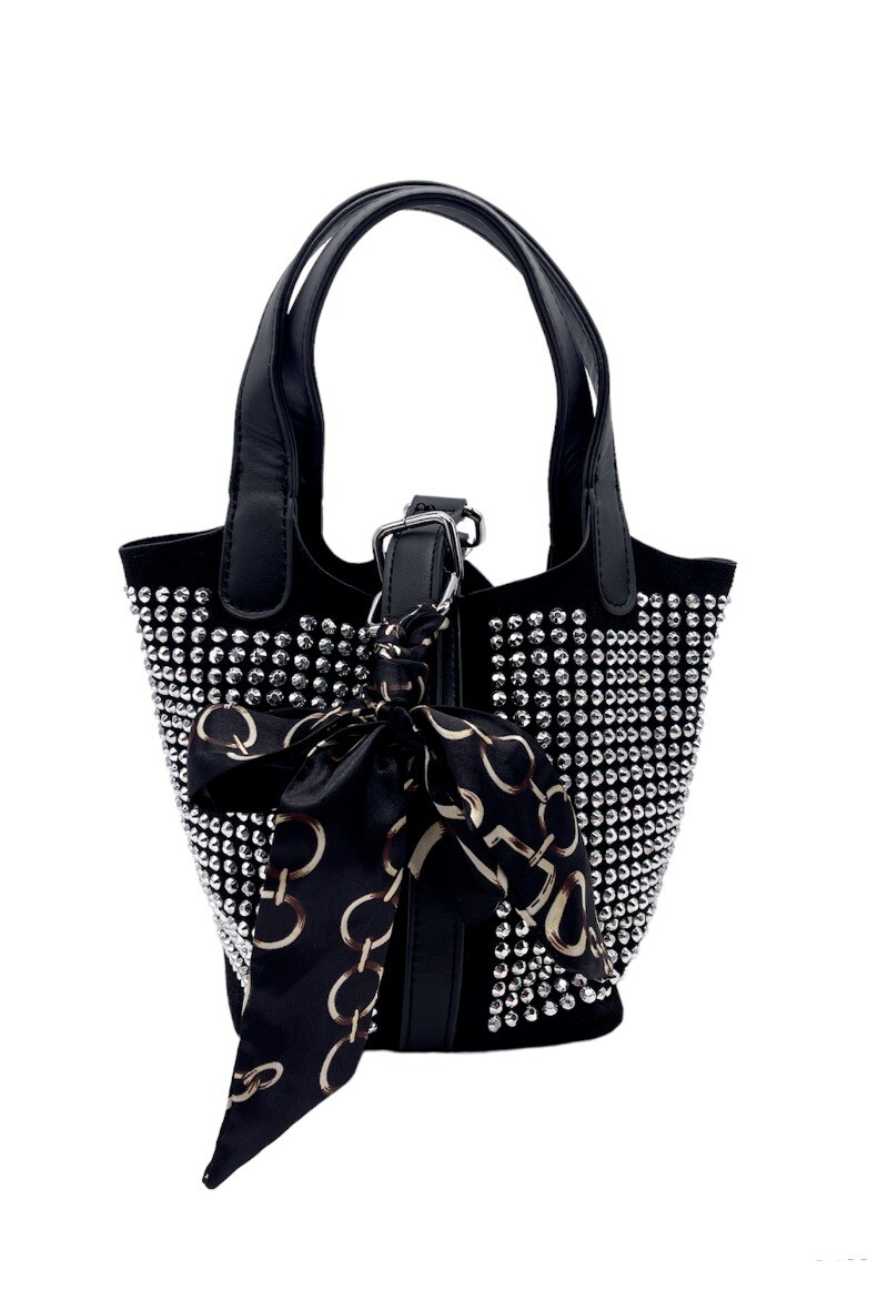 Grossiste By Oceane - Sac sceau avec décoration clou/strass