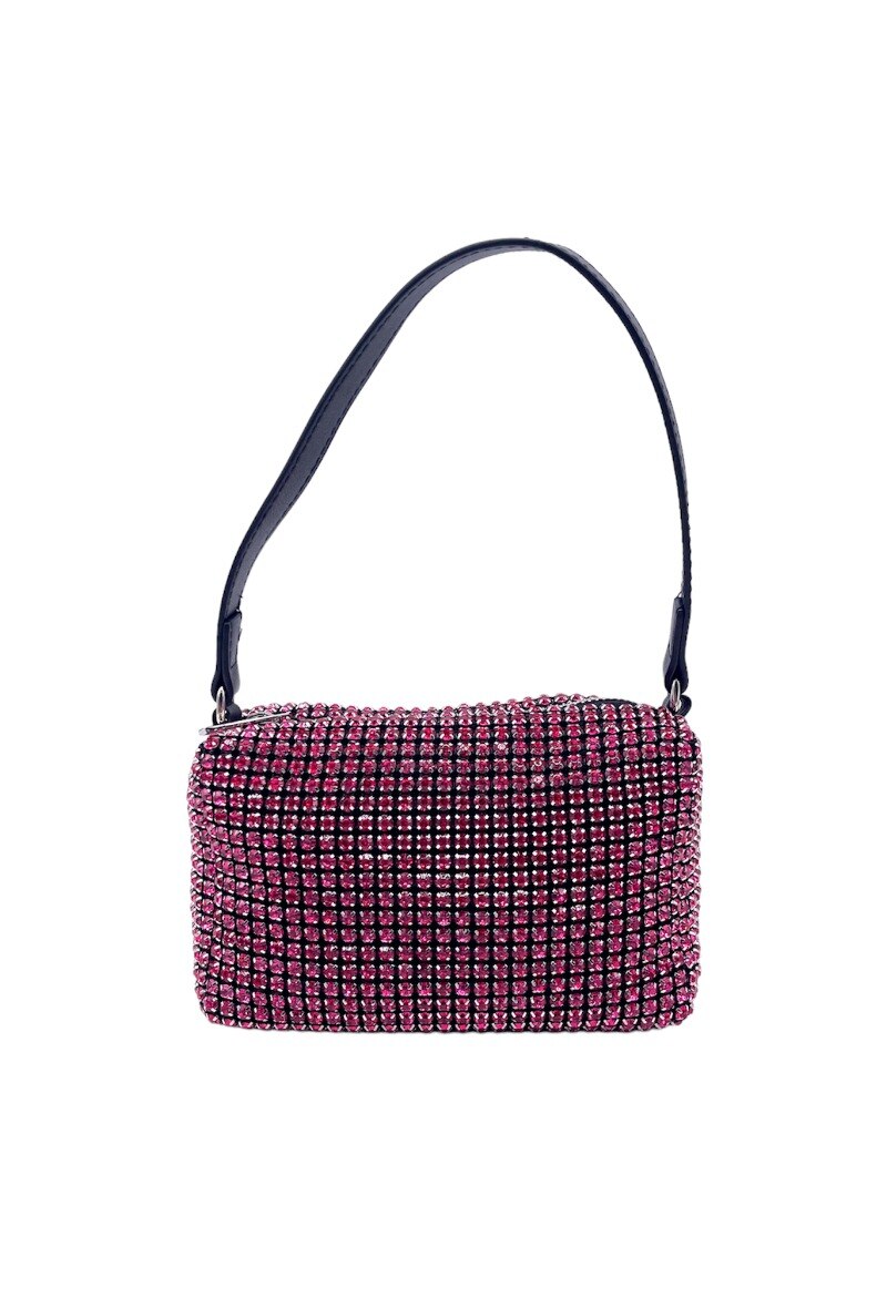 Wholesaler By Oceane - Small strass/stud decorated bag
