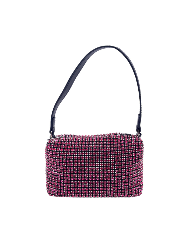 Wholesaler By Oceane - Small strass/stud decorated bag