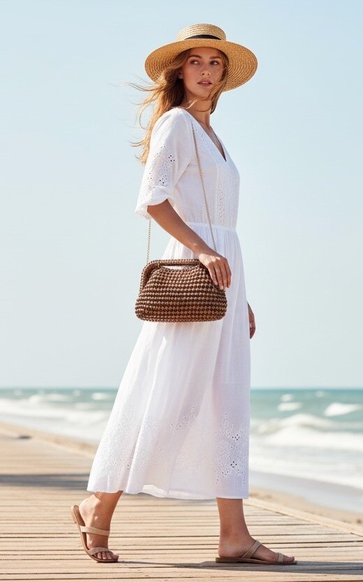 Großhändler By Oceane - Clutch-Tasche mit Schulterriemen