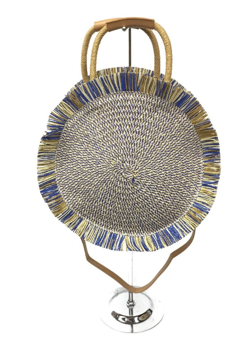 Wholesaler By Oceane - Round handbag with fringes all around