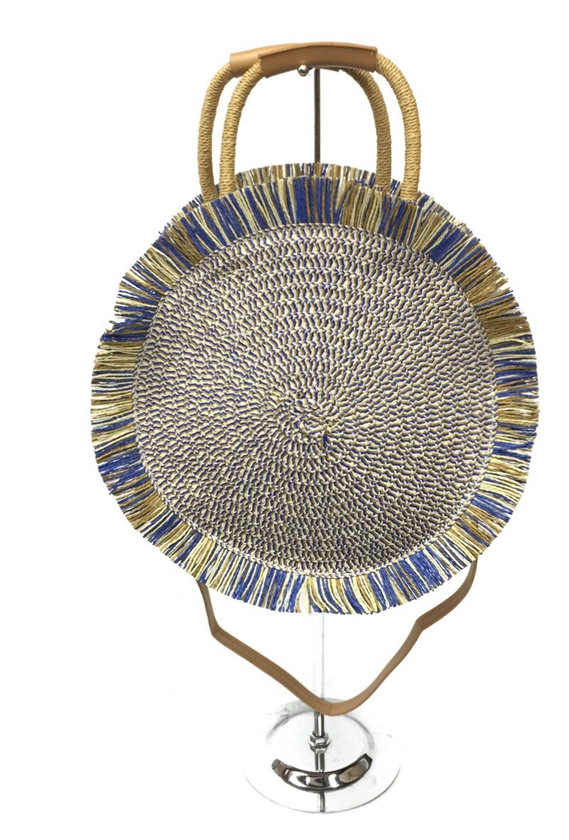 Wholesaler By Oceane - Round handbag with fringes all around