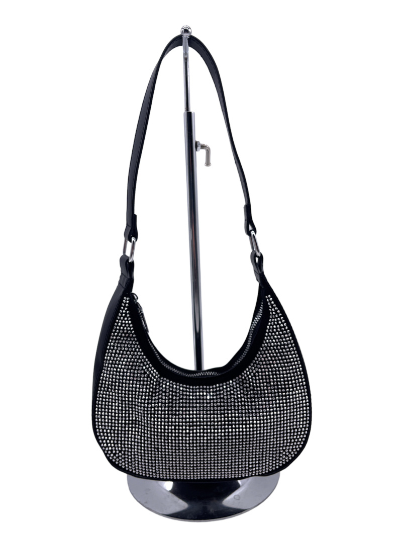 Wholesaler By Oceane - Shoulder strass/stud decorated bag