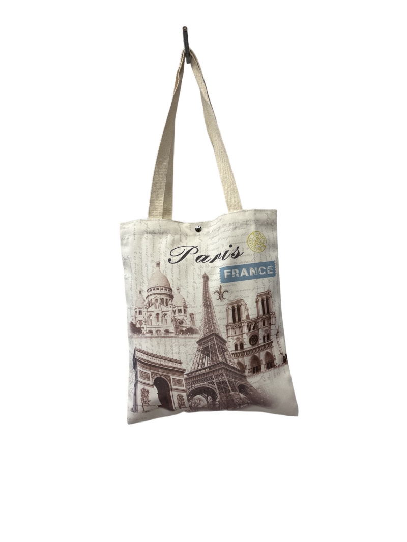 Wholesaler By Oceane - Paris printed TOTE BAG