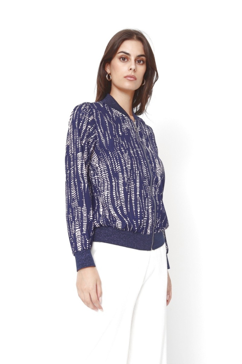 Wholesaler BY ONE - LARGE SIZE PRINTED BOMBER