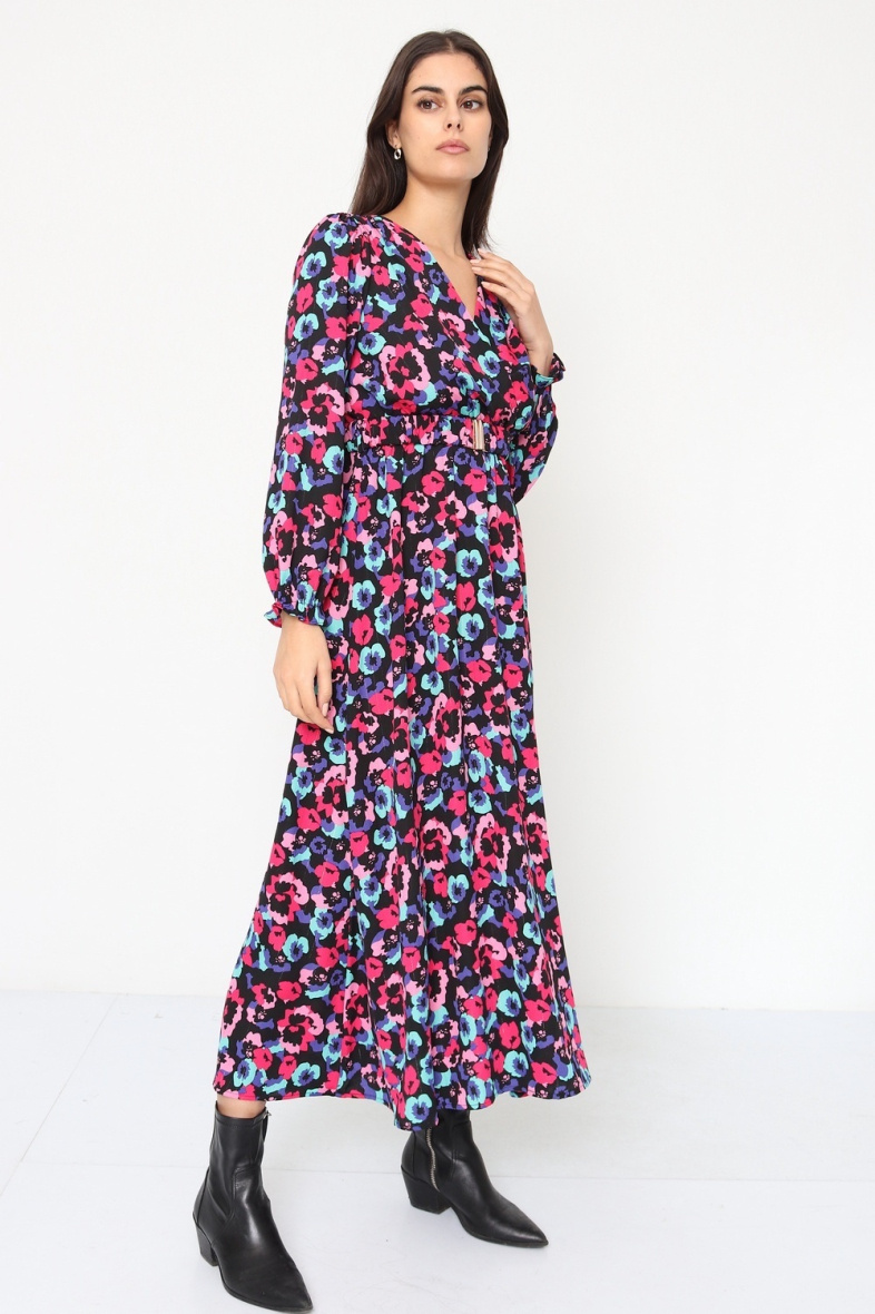 Wholesaler BY ONE - PLUS SIZE PRINTED DRESS