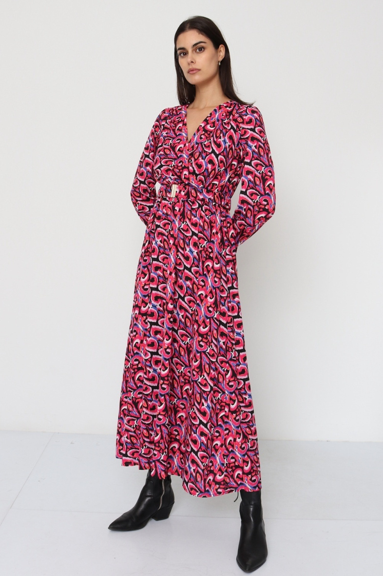 Wholesaler BY ONE - PLUS SIZE PRINTED DRESS