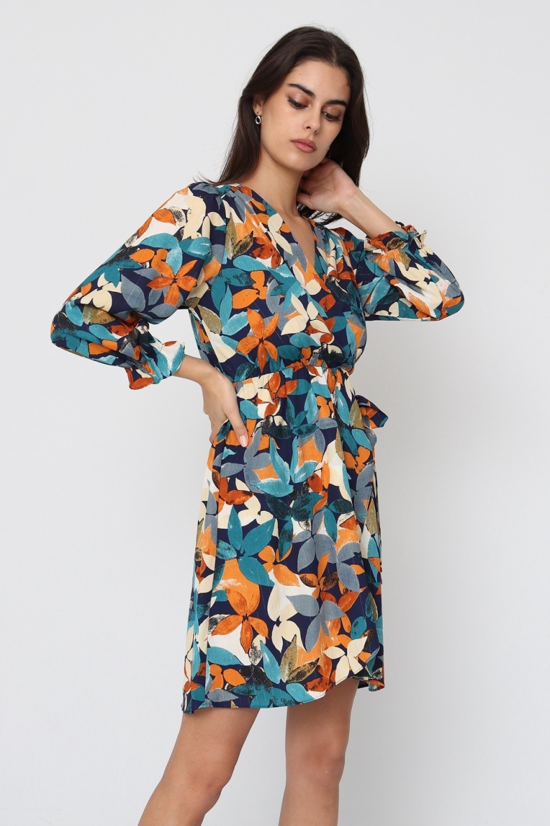 Wholesaler BY ONE - PLUS SIZE PRINTED DRESS