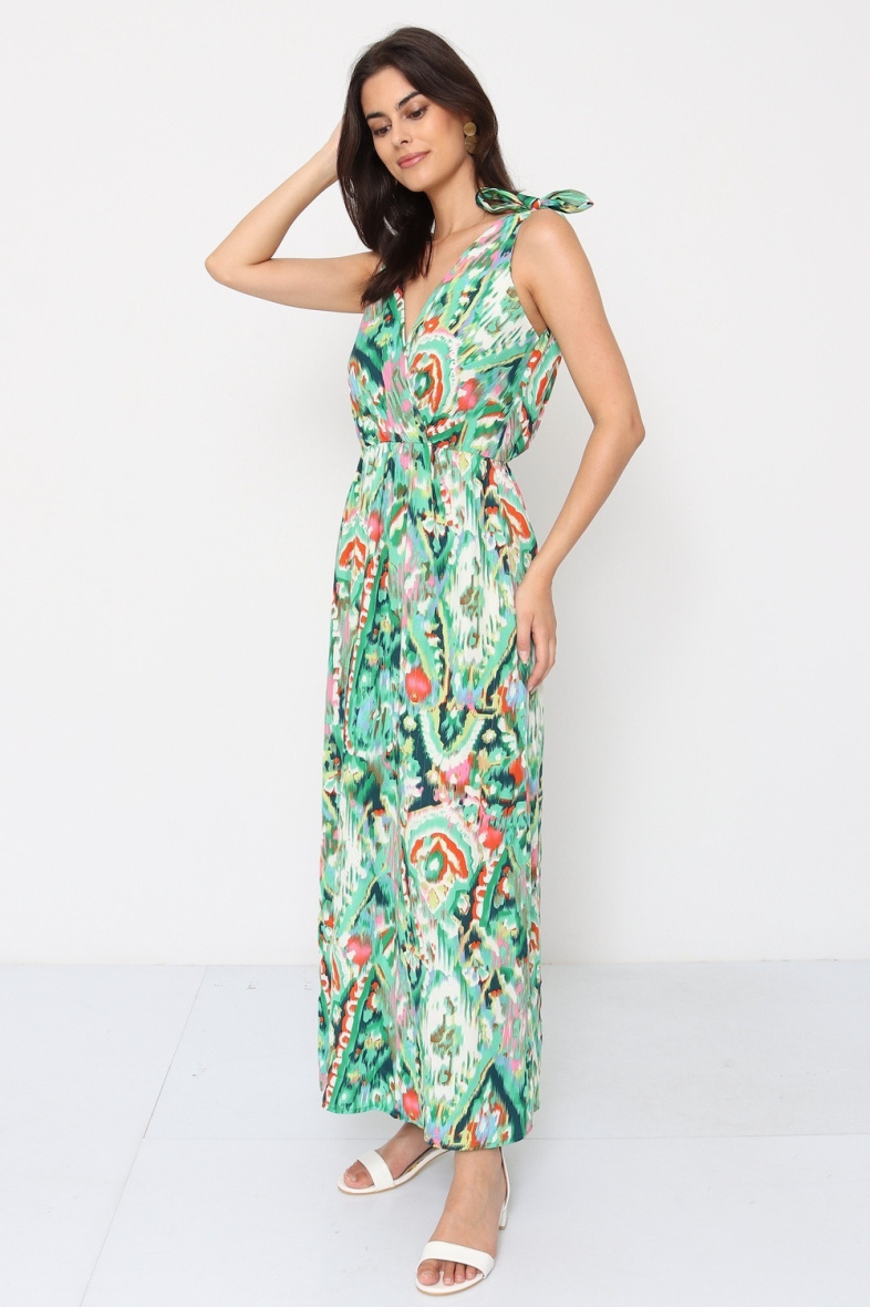 Wholesaler BY ONE - PLUS SIZE PRINTED DRESS
