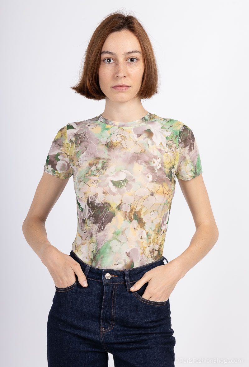 Grossiste By Swan - Body en mesh imprimé