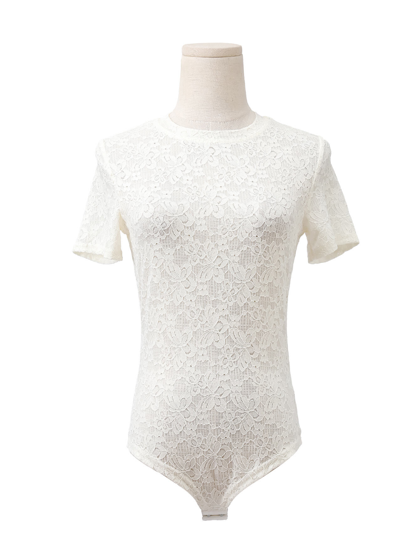 Grossista By Swan - Body in pizzo a manica corta