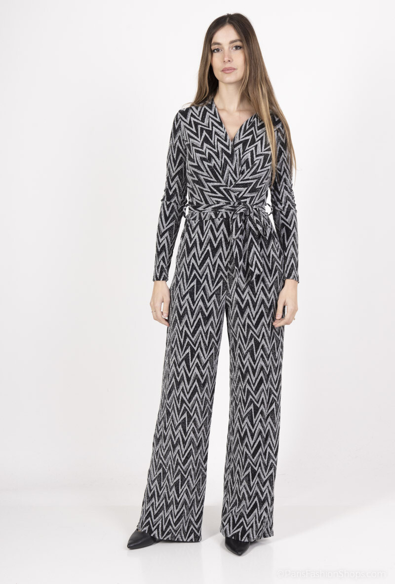 Wholesaler By Swan - Printed lurex dress