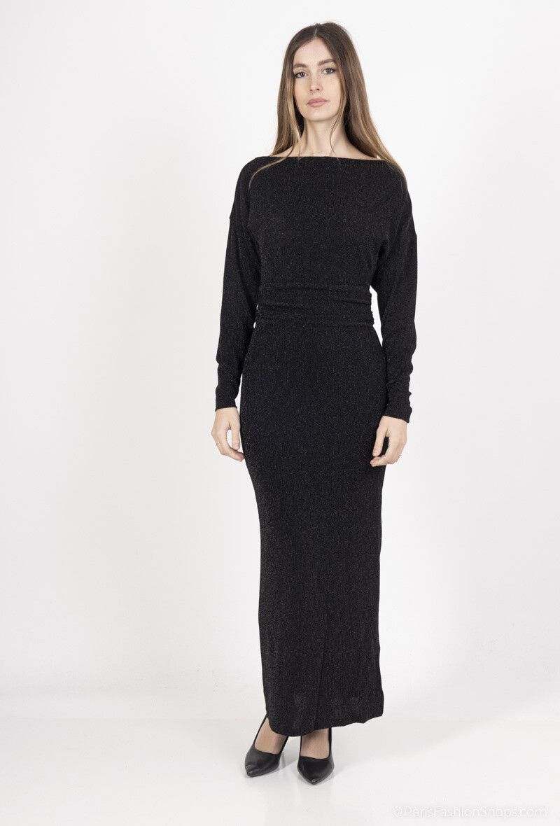 Wholesaler By Swan - Printed lurex dress
