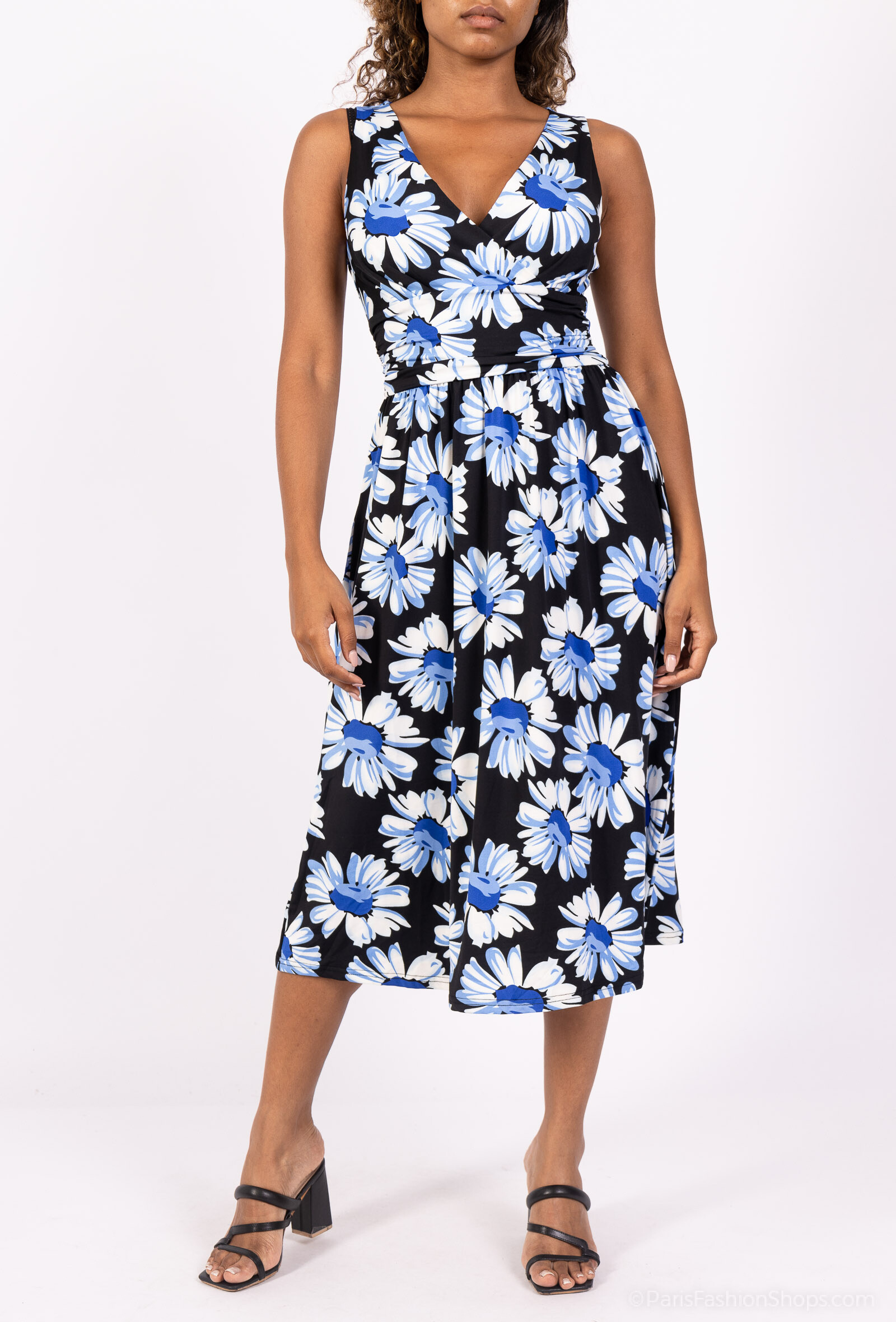 Wholesaler By Swan - Sleeveless floral dress