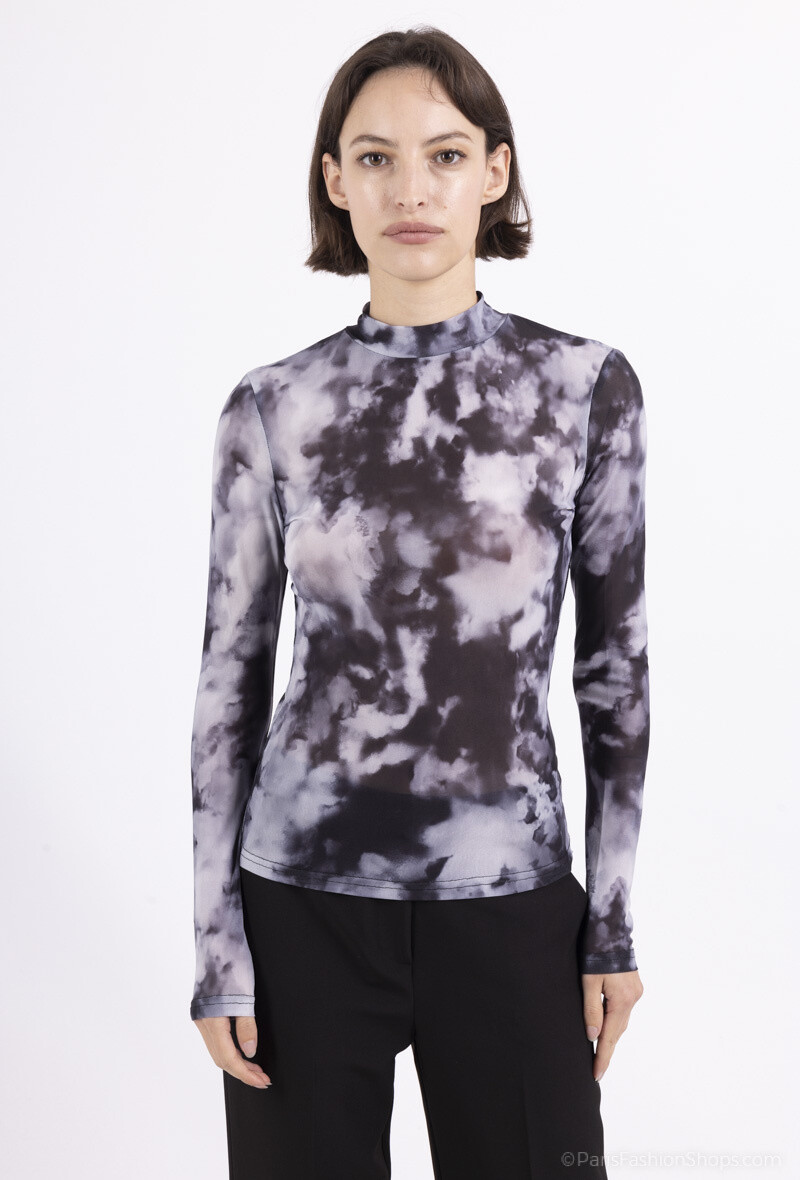 Wholesaler By Swan - Printed mesh top