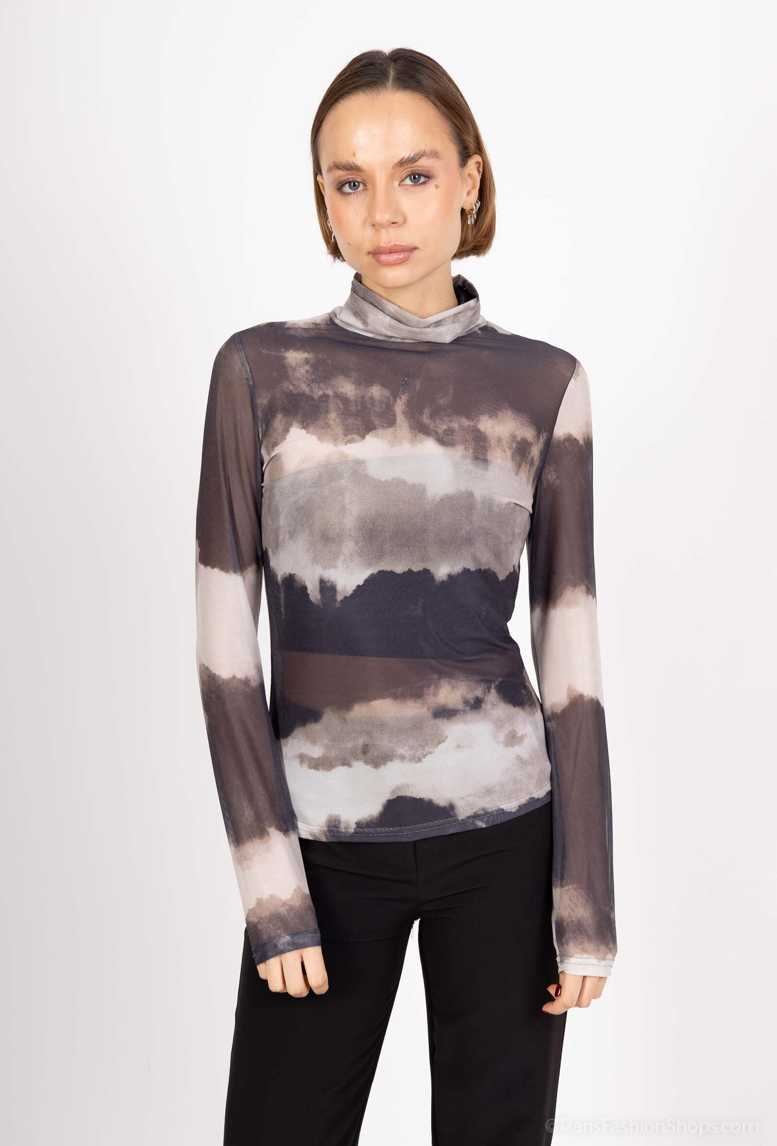 Wholesaler By Swan - Printed mesh bodysuit