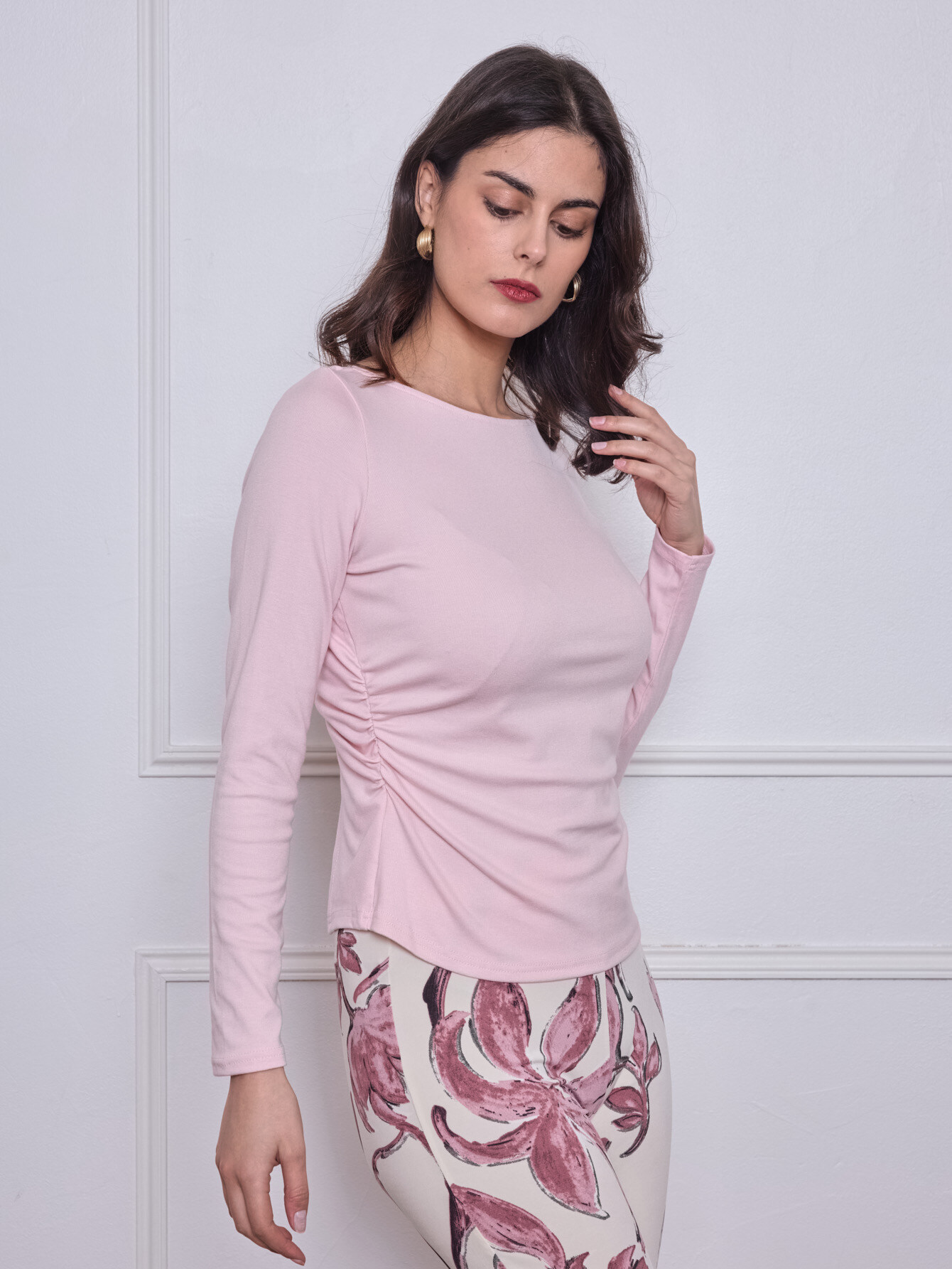 Mayorista By Swan - Top de algodón con espalda de encaje