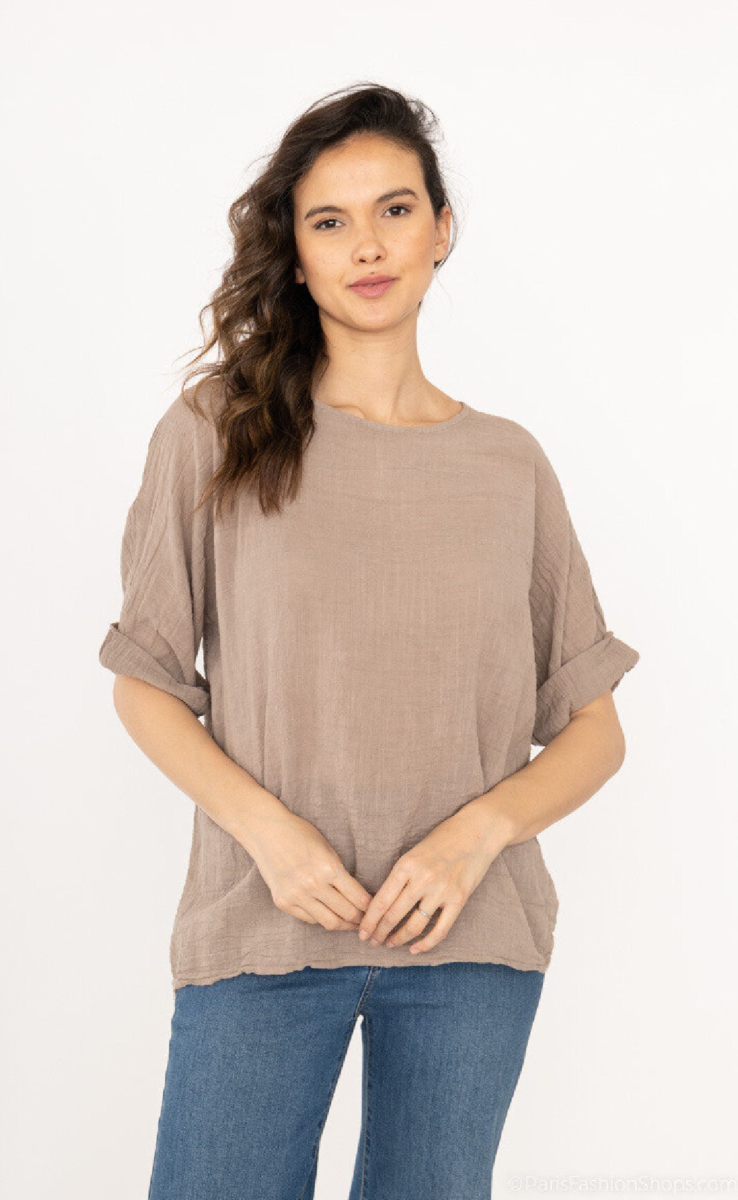 Großhändler C'Belle - Einfache Bluse