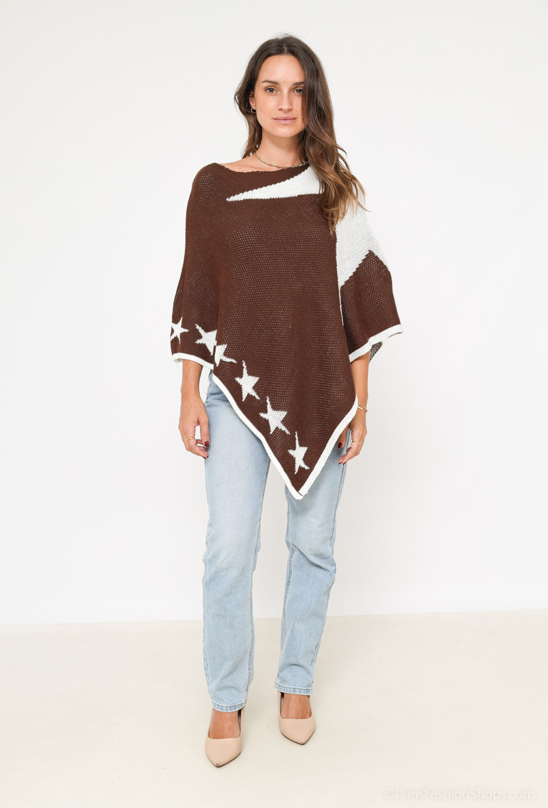 Grossiste C'Belle - Poncho imprimé