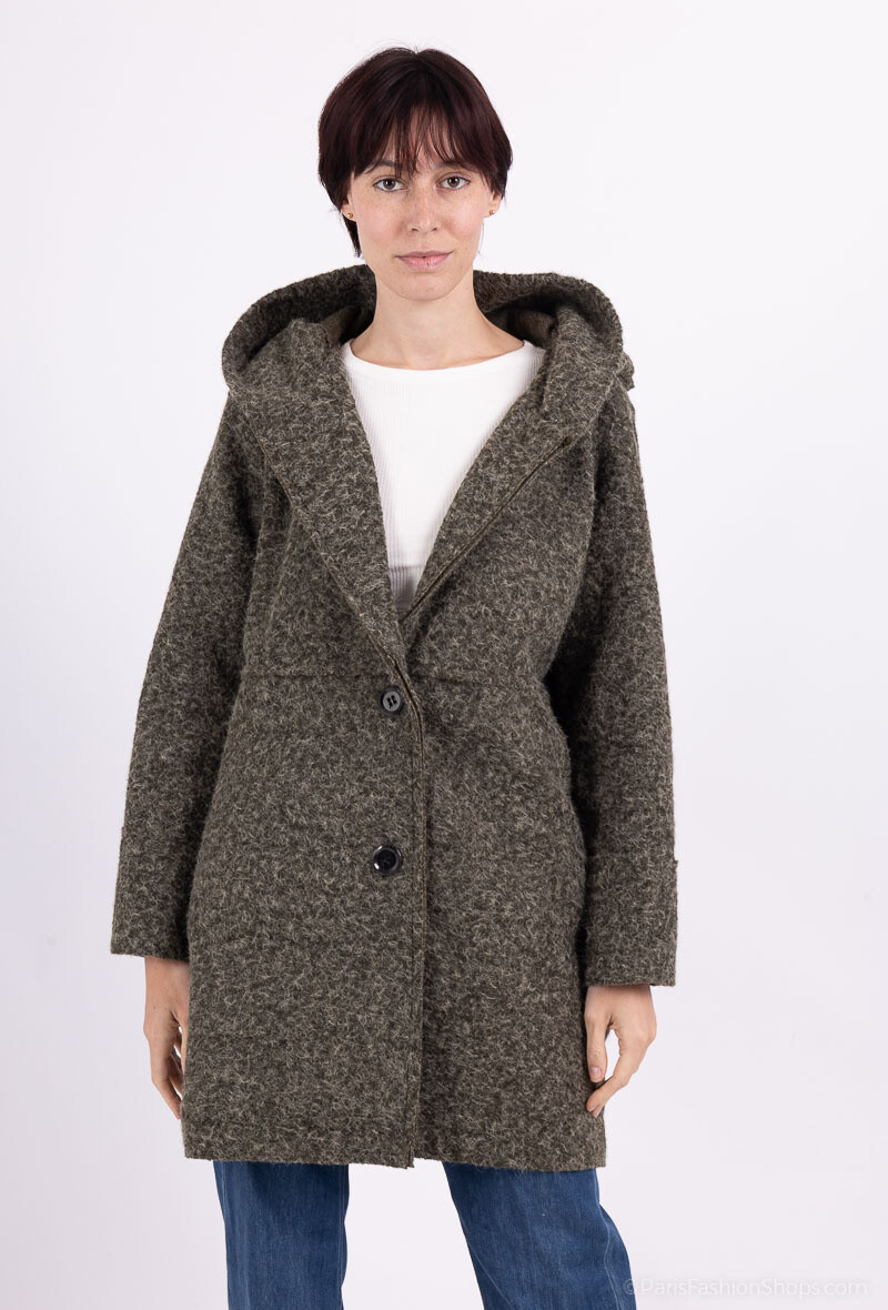 Grossista C'Belle - Cappotto lungo in misto lana