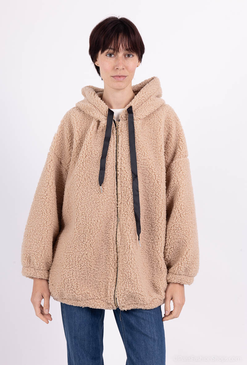 Wholesaler C'Belle - Fleece with 2 front pockets and a hood and a zip