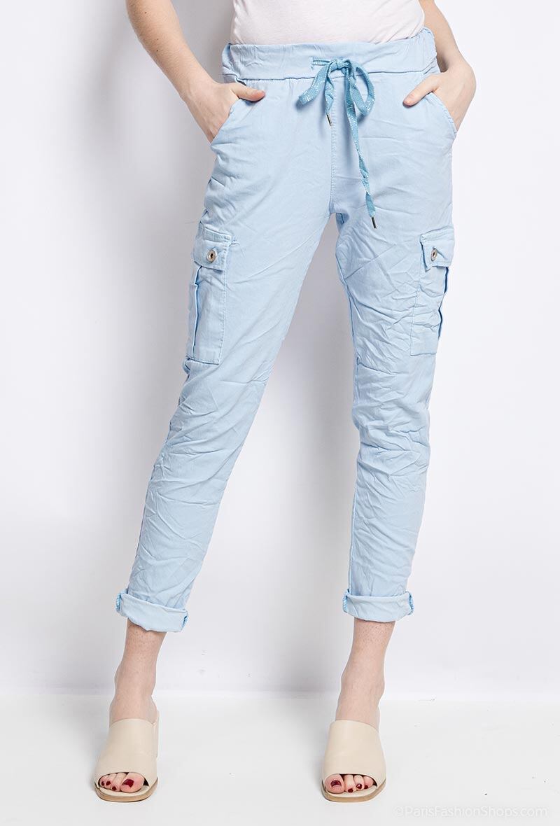 Wholesaler C'Belle - Stretch cargo pants
