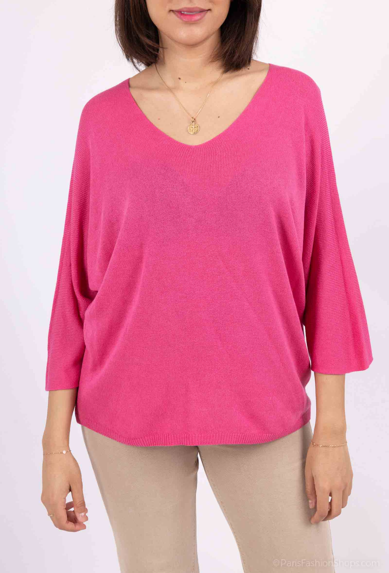 Wholesaler C'Belle - Sequined printed sweater