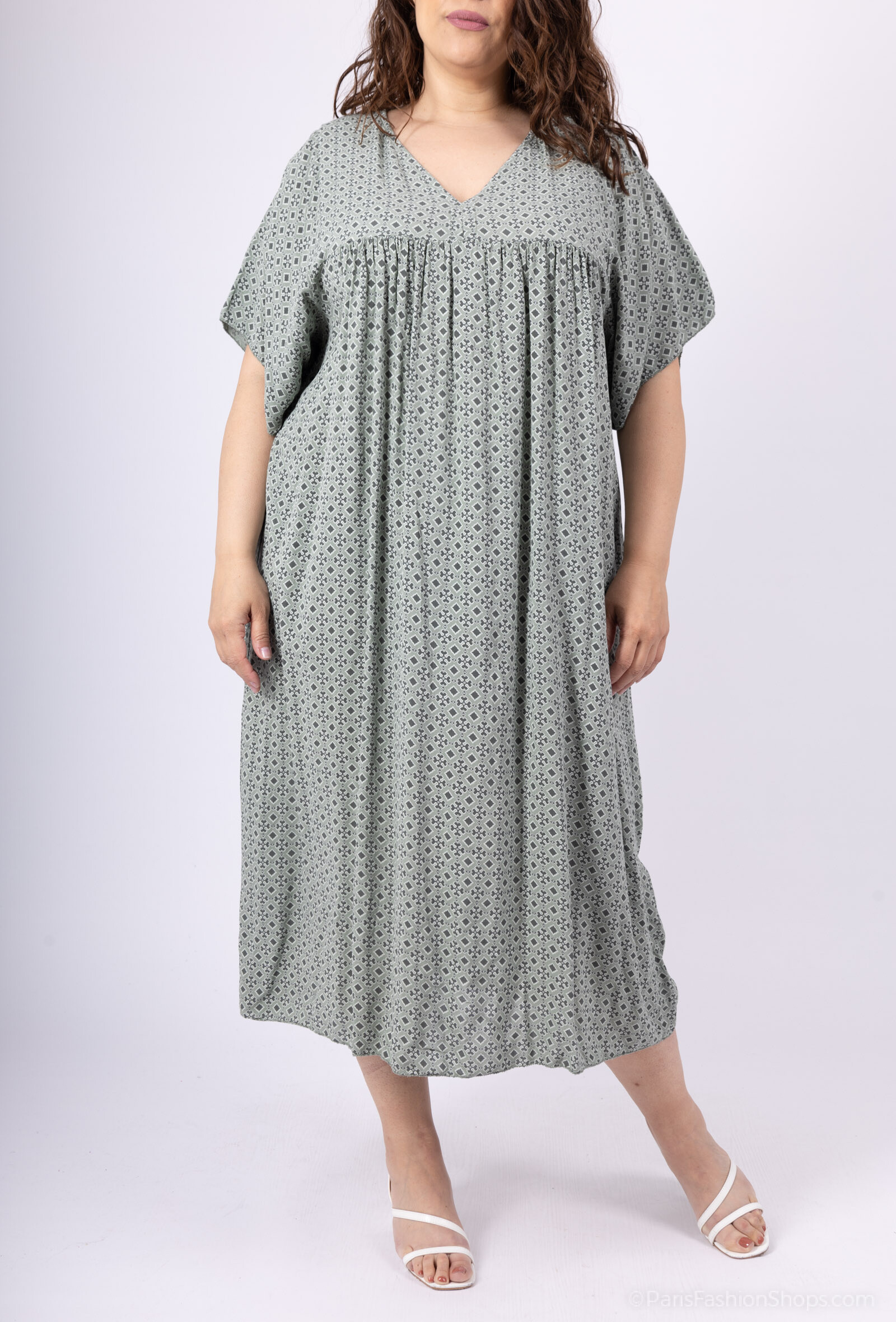 Großhändler C'Belle - Geografisches Druckkleid