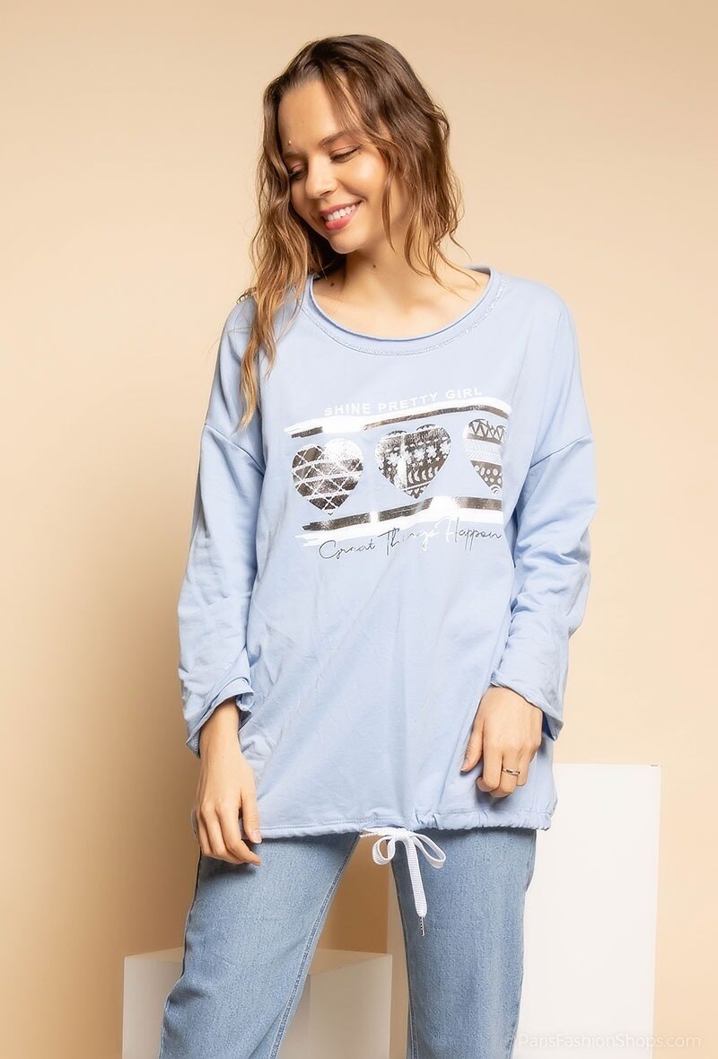 Grossiste C'Belle - Sweat imprimé