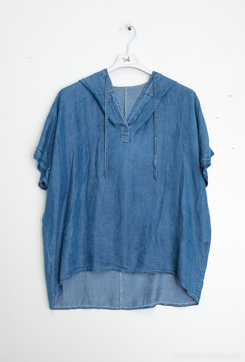 Wholesaler C'Belle - Jeans print sweatshirt