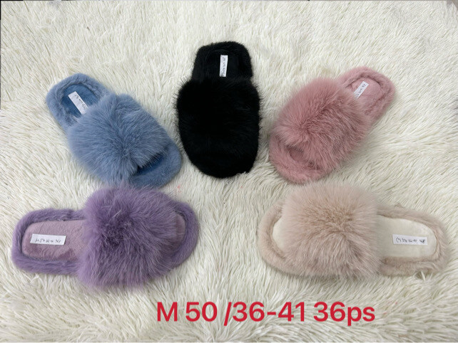 Wholesaler C&C Chaussures - Fur slippers