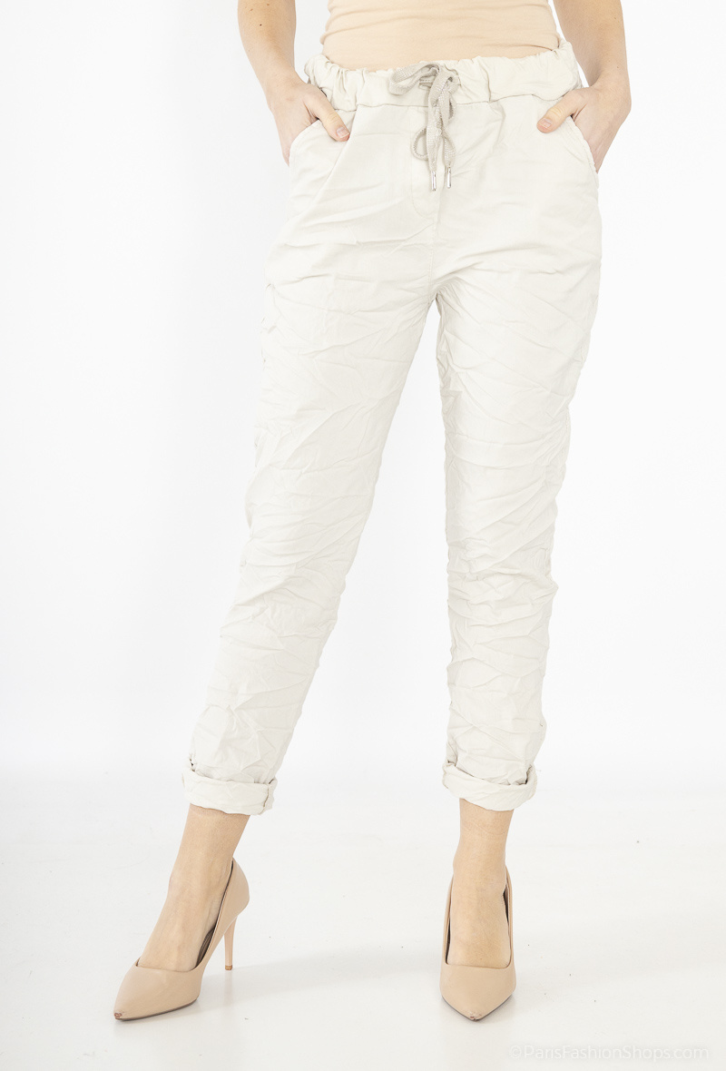 Wholesaler C.CONSTANTIA - Magic crinkle effect pants